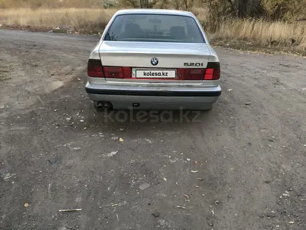 BMW 520 1991 года за 1 250 000 тг. в Караганда – фото 5