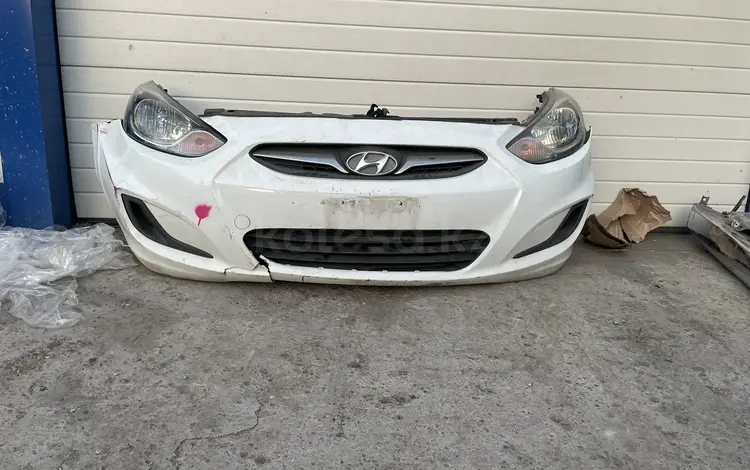 Хюндай акцент hyundai accent ноускат мини морда передняя часть за 305 000 тг. в Алматы