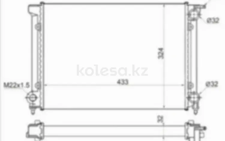 Радиатор двигателя за 12 050 тг. в Павлодар