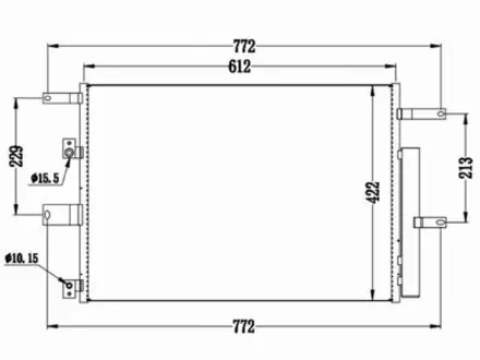 Радиатор кондиционера за 31 200 тг. в Караганда