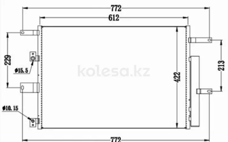 Радиатор кондиционера за 31 200 тг. в Караганда