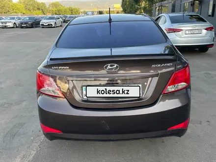 Hyundai Solaris 2015 года за 3 585 300 тг. в Алматы – фото 4