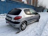 Peugeot 206 2002 года за 1 190 000 тг. в Алматы – фото 5