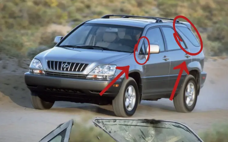 СтеклаLEXUS RX300/TOYOTA HARRIER за 10 000 тг. в Алматы