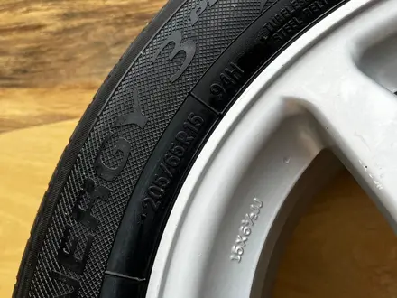 Диски с шинами Toyo NanoEnergy 205/65 R15 А32 5*114, 3. за 120 000 тг. в Алматы – фото 4