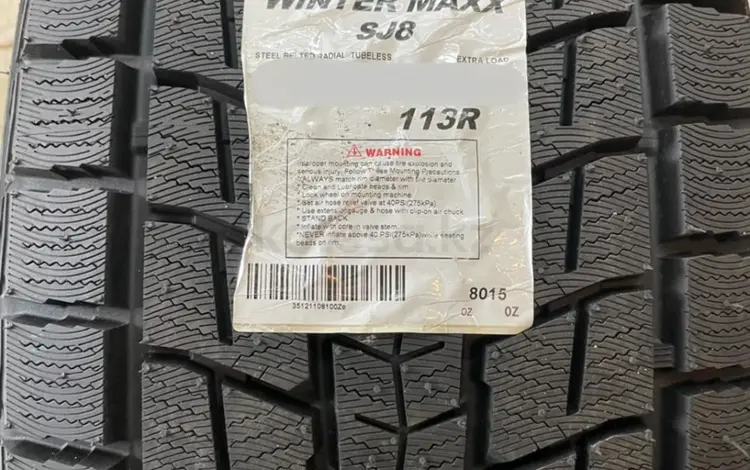 285-60-18 Dunlop Winter Maxx SJ8 за 90 000 тг. в Алматы