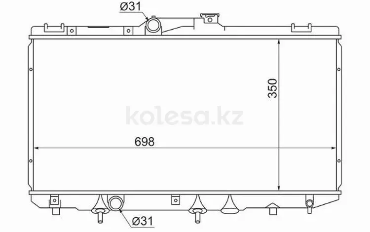 Радиатор Двигателяүшін18 750 тг. в Алматы