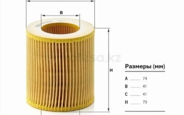 Фильтр масляный (картридж) BMW X5 E70 06-13/X5 F15 14-/X6 E71 08-14/X6 F16 за 4 750 тг. в Павлодар