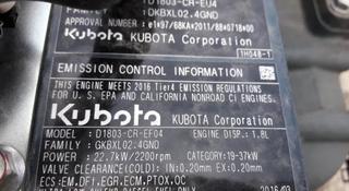 Новый двигатель Kubota D1803-CR-EF04, 31 KM в Астана