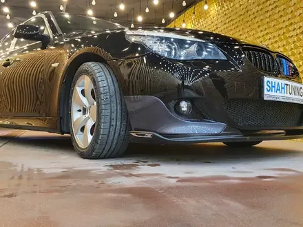 Сплитер (губа) переднего бампера M Tech BMW E60 5 Series за 35 000 тг. в Алматы – фото 3