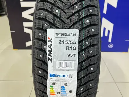 Zmax 2024 Winternova Stud II 215/55R18 95T за 45 000 тг. в Алматы – фото 2