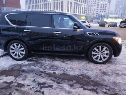 Infiniti QX80 2014 года за 15 600 000 тг. в Астана – фото 2