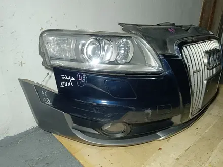 Ноускат Audi A6 C6 Allroad 06-08г Дорест Ауди А6 С6 Аллроад Оллроад бампер за 370 000 тг. в Караганда – фото 3