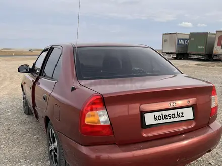 Hyundai Accent 2005 года за 1 500 000 тг. в Актобе – фото 4