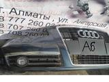 Бампер передний на Audi A6 C6 Ауди А6 Ц6 2004-2008гг., решётка решетка есть за 100 000 тг. в Алматы – фото 2