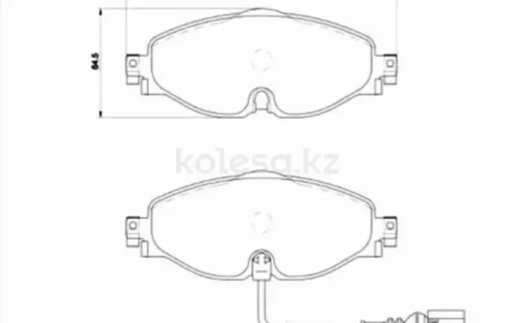 Колодки тормозные передние за 23 050 тг. в Шымкент