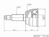 Шрус наружный , граната наружная за 20 950 тг. в Караганда