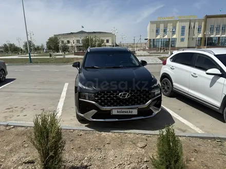 Hyundai Santa Fe 2021 года за 14 000 000 тг. в Шиели