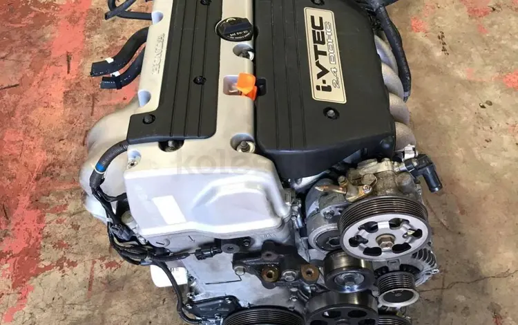 Honda K24 двигигатель 2.4л (Хонда) японский НОВЫЙ ЗАВОЗ УСТАНОВКА за 150 500 тг. в Астана
