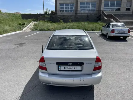 Hyundai Accent 2005 года за 2 400 000 тг. в Темиртау – фото 3