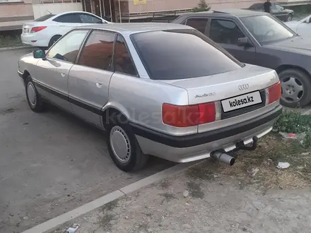 Audi 80 1990 года за 1 200 000 тг. в Тараз – фото 4