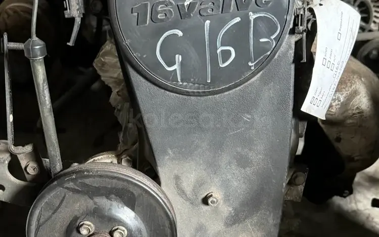 Двигатель G16B 1.6л бензин Suzuki Baleno, Балено 1990-2005г. за 10 000 тг. в Петропавловск