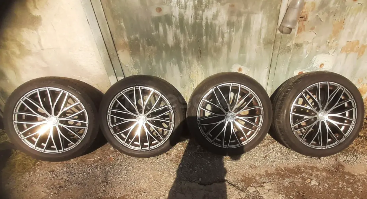 Диски OZ R18, с шинами Dunlop, оригинал, из Японии в Алматы ...