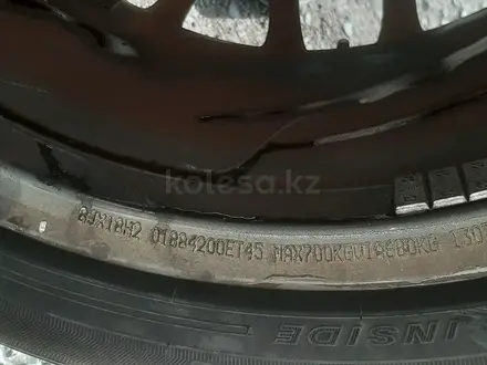 Диски OZ R18, с шинами Dunlop, оригинал, из Японииүшін250 000 тг. в Алматы – фото 9