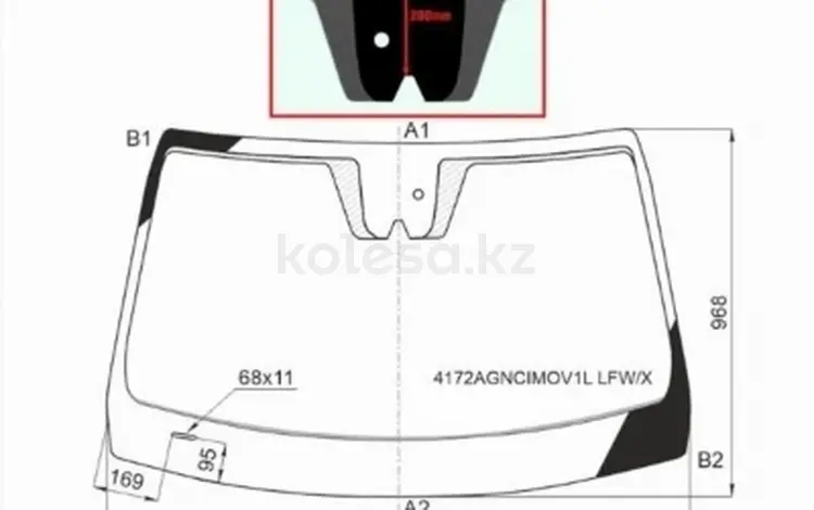 Стекло лобовое Камера Датчик дождя за 44 150 тг. в Павлодар