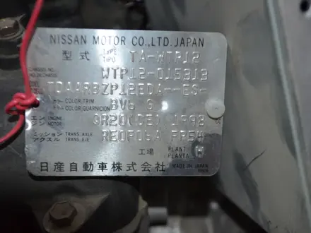 Двигатель на Nissan Primera P12 QR20 за 99 000 тг. в Тараз – фото 7