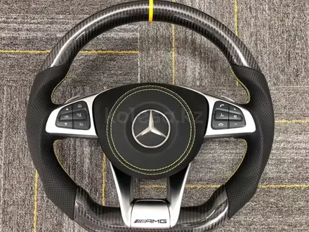 Анатомический руль AMG карбон за 270 000 тг. в Алматы – фото 4