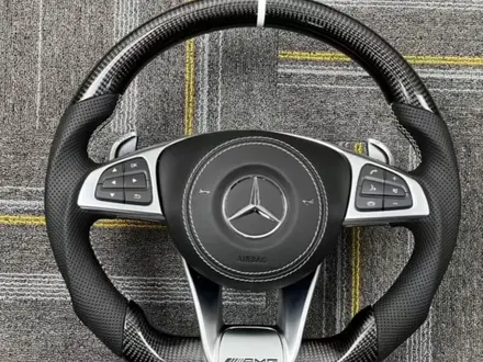Анатомический руль AMG карбон за 270 000 тг. в Алматы – фото 2