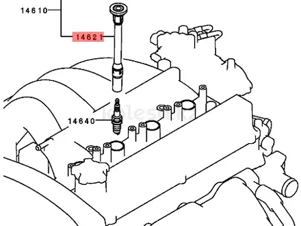 Наконечник катушки зажигания Mitsubishi за 2 500 тг. в Актобе – фото 2
