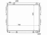 Радиатор двигателя за 48 100 тг. в Шымкент