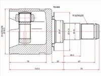 Шрус внутренний, граната внутреняя за 22 150 тг. в Павлодар