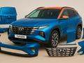 Бампер фара крыло капот дверь радиатор стекло Hyundai Tucson Хундай туксон за 10 000 тг. в Астана