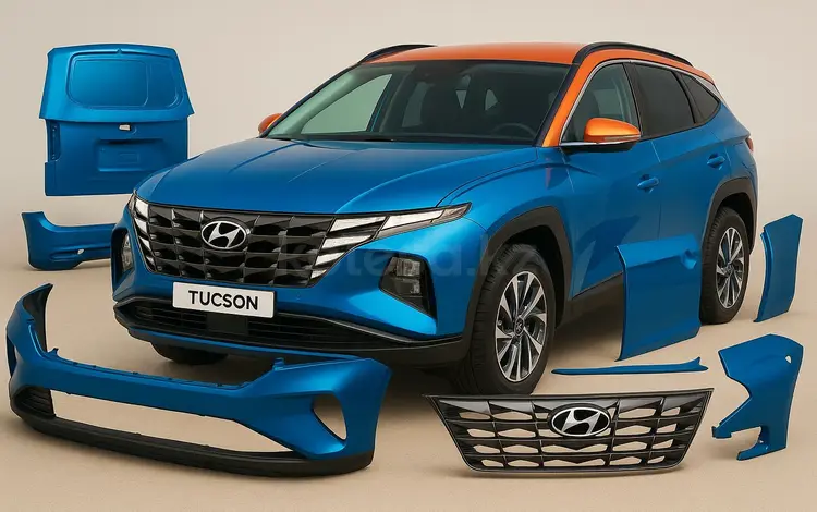 Бампер фара крыло капот дверь радиатор стекло Hyundai Tucson Хундай туксон за 10 000 тг. в Астана