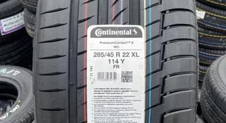 Летние шины разно размерные Continental Premium Contact 6 285/45 R22 325/40үшін450 000 тг. в Костанай