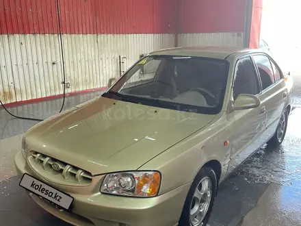 Hyundai Accent 2001 года за 1 600 000 тг. в Костанай – фото 5