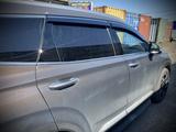 Дефлекторы окон с хромом Hyundai Santa Fe с 2018 + за 25 000 тг. в Астана – фото 2
