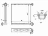 Радиатор отопителя салона за 11 350 тг. в Павлодар