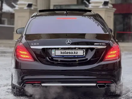 Mercedes-Benz S 63 AMG 2015 года за 33 000 000 тг. в Алматы – фото 14