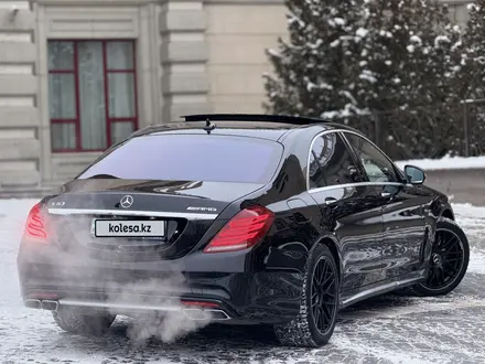 Mercedes-Benz S 63 AMG 2015 года за 33 000 000 тг. в Алматы – фото 8