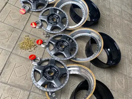 BBS RF Редкие оригинальные 3-составные диски 5x120 за 1 269 999 тг. в Алматы – фото 2