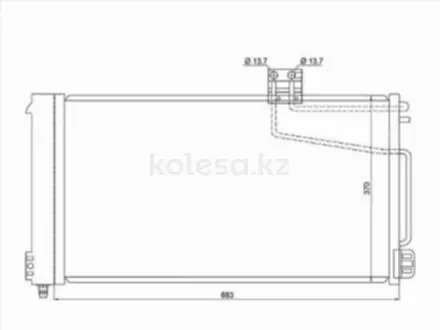 Радиатор кондиционера за 30 850 тг. в Караганда