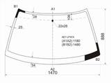 Стекло лобовоеfor31 450 тг. в Астана