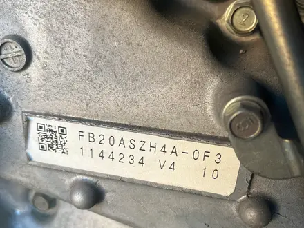 Двигатель Subaru FB20B 2.0 за 700 000 тг. в Семей – фото 6