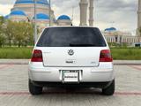 Volkswagen Golf 2001 года за 2 950 000 тг. в Астана – фото 4