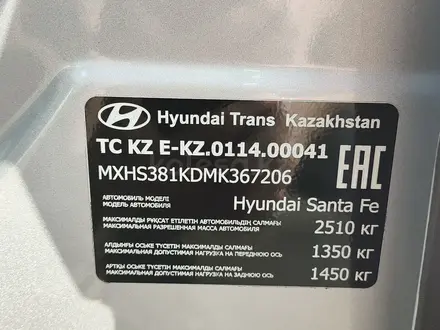 Hyundai Santa Fe 2021 года за 17 700 000 тг. в Алматы – фото 33