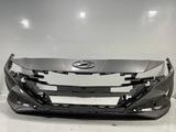 Hyundai Elantra (2021-2023) Передний Бампер Под Парктроники за 130 000 тг. в Алматы